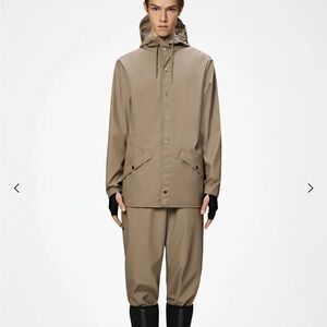 Rains Men's Beige Raincoat